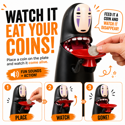 THE COIN-EATING BANK
