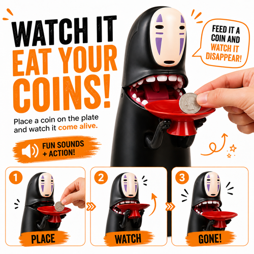 THE COIN-EATING BANK