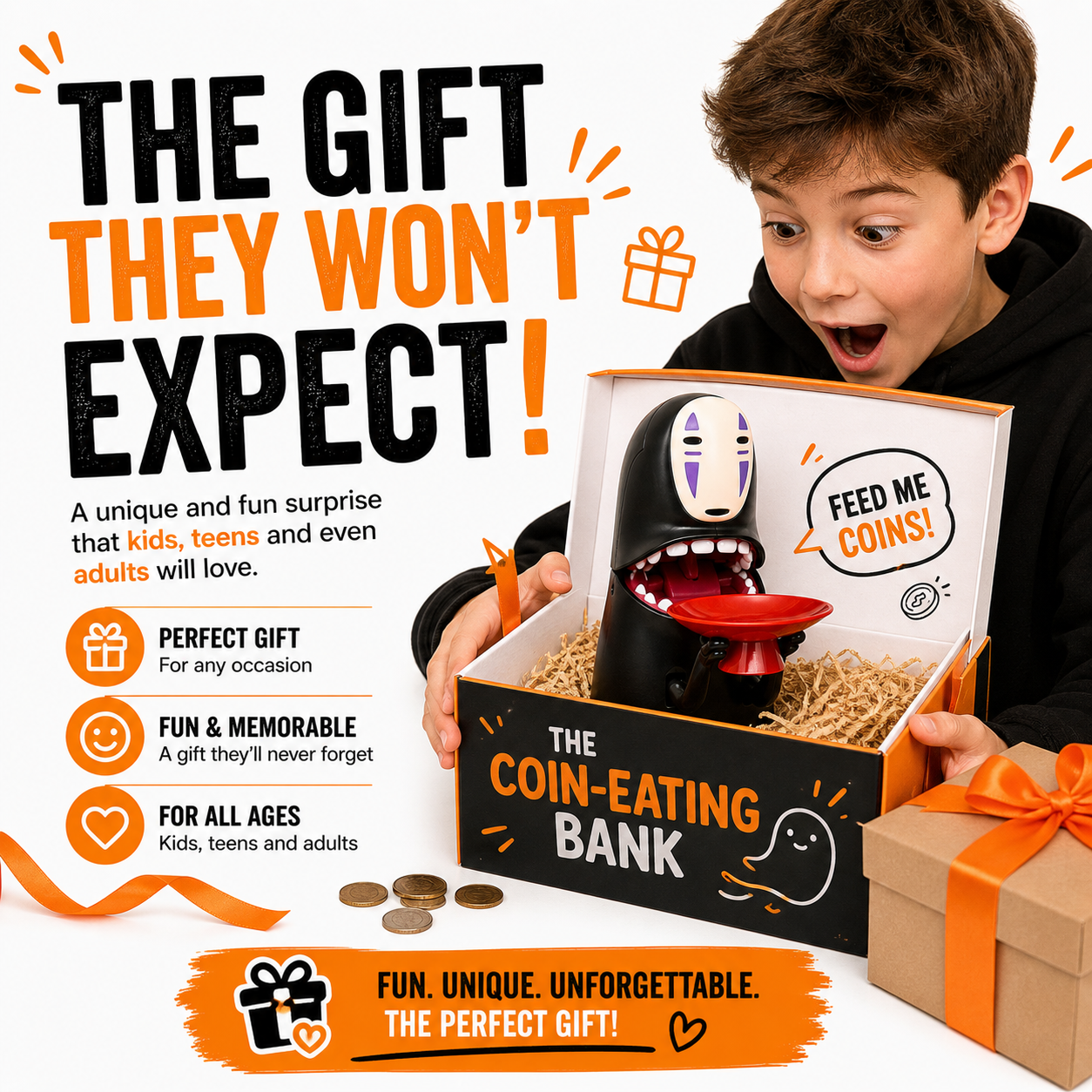 THE COIN-EATING BANK
